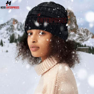 Gorro de punto de invierno de alta calidad, gorro personalizado con logotipo multicolor, impresión Digital, gorro al por mayor para ropa de playa - Product Image 4