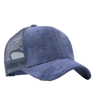 Gorra de camionero con logotipo bordado en 3D personalizado, gorra de malla, gorras de camionero de terciopelo bordadas de 6 paneles de alta calidad - Product Image 4