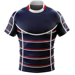 Vêtements de rugby respirants de style nouveau en gros, logo personnalisé imprimé, uniformes d'équipe avec sublimation - Product Image 2