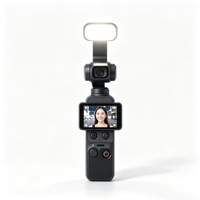 Lumière vidéo LED magnétique pour DJI Osmo Pocket 4 4p Gimbal 180 °   Mini Lampe Rotative pour Vlog, Accessoire Portable pour Appareil Photo