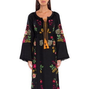 New Arrivals Women <b>Long</b> Boho Bell Sleeves Floor Length Middle Belt Ukraine <b>Dresses</b> - Product Image 1