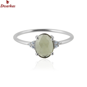 Joyería fina de alta calidad con piedras preciosas, plata de ley 925, anillos de compromiso con amatista verde y circonita cúbica para mujer, diseño elegante, caja de regalo. - Product Image 3