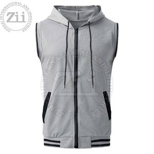 Hommes Confortable Gym Fitness Hoodies Couleur Unie Street Wear pour l'hiver Couleur Unie Quantité en vrac Fait de Polyester/Coton - Product Image 3
