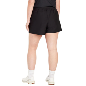 Pantalones cortos PowerSoft de cintura alta Entrepierna de 3 pulgadas Cordón elástico Cintura Bolsillos delanteros Mechas Go-Dry Humedad Lados ventilados - Product Image 2