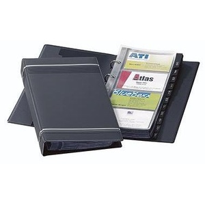 Carpeta de Anillas para Tarjetas de Visita VISIFIX DURABLE de 14.5 x 25.5 cm (Ancho x Alto), Material Gris, Accesorio para Archivador de la A a la Z - Product Image 1