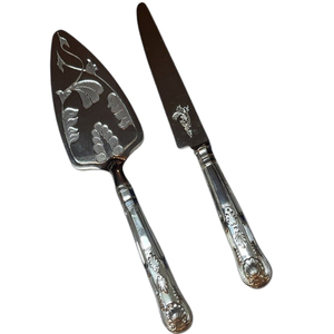 Top Sale Dessert Serving Wedding Party <b>Supplies</b> Bulk Stock Stainless Steel <b>Cake</b> Knife Set Silver <b>Cake</b> Server Set for Home Party - Product Image 3