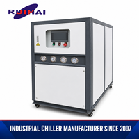 Refroidisseur industriel à eau RUIHAI 22TR 78,56 kW pour le refroidissement des systèmes d'extrusion de plastique pour la fabrication de sacs