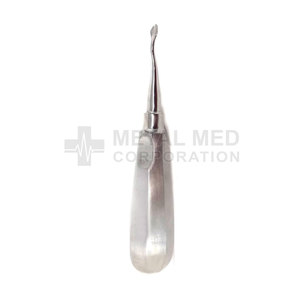Elevador Dental Manual de Acero Inoxidable Metal Med Corporation MM-280825-5 Certificado CE Clase II Instrumento de 3 Mandíbulas Moleteado - Product Image 5