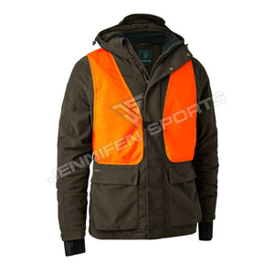 Veste de chasse respirante en toile 100% coton de haute qualité pour l'hiver, options de personnalisation, logo de marque personnalisé, polyester uni - Product Image 2