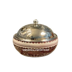 Juego de Dos Ollas Calientes con Diseño Personalizado Meena, Calentador de Comida de Lujo, Estilo Clásico, Elegante y Moderno, Nueva Cacerola de Metal - Product Image 6