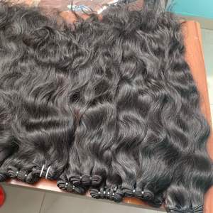 Extensions de cheveux indiens vierges Remy naturels non transformés à 100% tissage doux meilleure qualité sans enchevêtrement sans perte de cheveux - Product Image 6
