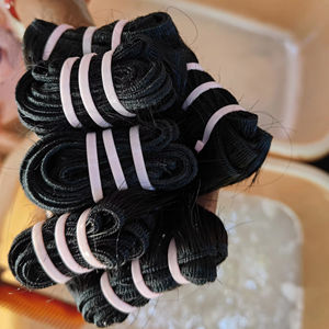 Paquet de cheveux indiens bruts de cuticule alaignHair, 100% extensions de cheveux humains, vendeurs de cheveux bruts de vague naturelle de cheveux indiens vierges - Product Image 1