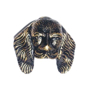 Poignée de porte en forme de statue d'homme en nickel gris métallisé, sonnette de porte - Product Image 4