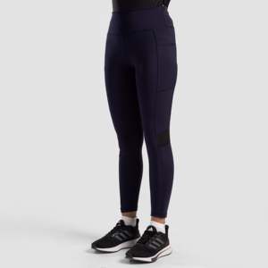 Leggings de sport décontractés Navy Contra Panel, taille XL, sans couture, en nylon et élasthanne, motif tie-dye, fabriqués au Pakistan - Product Image 1