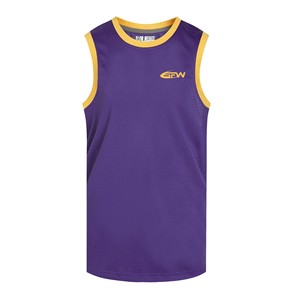 Conjunto de camiseta de baloncesto de tela de malla de poliéster sublimada personalizada, chaleco transpirable ligero, estampado de número de nombre de equipo de talla grande - Product Image 1