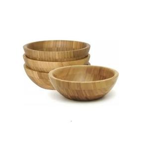 Juego de Tazones para Servir Modernos, Móviles, de Madera Maciza de Primera Calidad, Hechos a Mano para el Hogar, Restaurantes, Hoteles y Bodas - Product Image 2