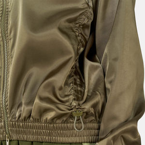 Chaqueta nueva 2025, chaqueta Bomber de satén con cremallera frontal, el mejor diseño personalizado, gran oferta, chaquetas de satén para mujer de alta calidad con logotipo personalizado - Product Image 6