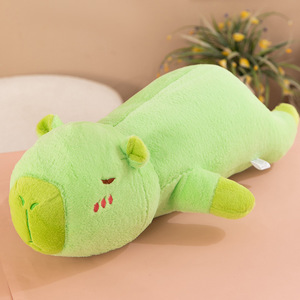Almohada de Peluche de Capibara Horizontal, Perfecta para Camas de Niñas, Muñeco de Peluche, Almohada Larga, Ideal como Regalo de Cumpleaños - Product Image 6