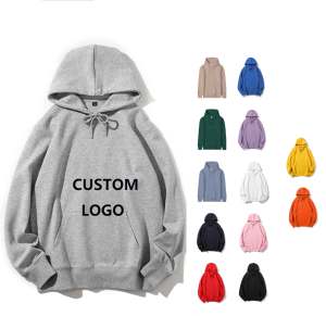 <b>Thick</b> Heavyweight Men's Autumn Hoodie 350GSM Oversized Streetwear Pullover Custom Logo Embroidery Bulk Wholesale Supplier - Product Image 1