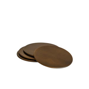 <b>Antique</b> Design Round Shape Metal Coasters for Hotel & Restaurant <b>Tea</b> & Coffee Serving Coaster Tabletop Mats & Pads - Product Image 1