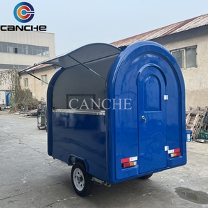 Chariots de restauration multifonctionnels en acier inoxydable, modèle préféré, à vendre, norme américaine, pour snacks, remorques et kiosques de centre commercial - Product Image 5