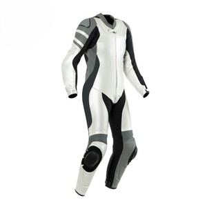 Trajes de moto hechos de cuero Kivotech 100% hechos de material de cuero genuino Trajes de cuero de una pieza para unisex - Product Image 2