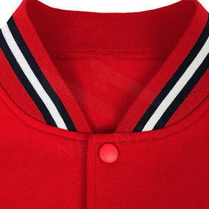 Meilleur prix veste Lettermen pour hommes nouvelle mode style High Street avec col montant coton-polyester fabriqué pour la saison d'hiver - Product Image 6