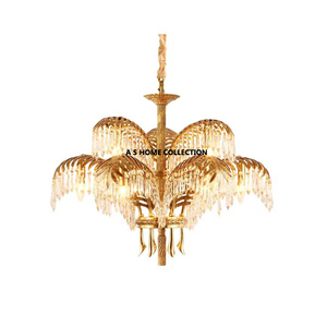 Candelabro de cristal con aspecto más atractivo, iluminación Vintage, tarro de vela único de hormigón para salón de bodas decorativo - Product Image 5