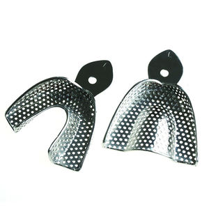 Plateau d'empreinte en acier inoxydable autoclavable, équipement chirurgical dentaire en gros, alimentation manuelle, CE ISO, Narham Enterprises - Product Image 1