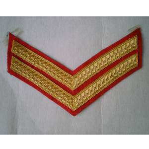 Usine en gros 2025 élégant personnalisé brodé Rectangle motif tissu sans nickel 2.5cm-9cm taille Patch Chevrons - Product Image 6