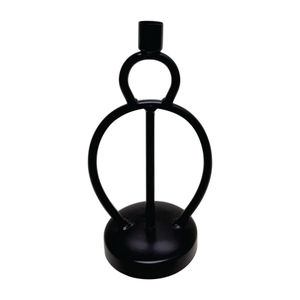 Bougeoir en fer décoratif pour la maison avec 3 bougeoirs de couleur noire pour table et décoration de mariage personnalisés en vrac - Product Image 4