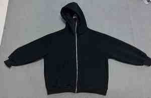 Sudadera con Capucha y Cremallera para Hombre, Estilo Urbano Moderno, de Algodón Grueso de 370 g/m², Ecológica, a la Moda para Otoño, Estilo Ninja - Product Image 3