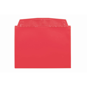 Sujeta documentos con bolsillo visible, para colgar, DIN A5 apaisado, Rojo, 10 uds. / Pack.- SD013-01 - Product Image 1