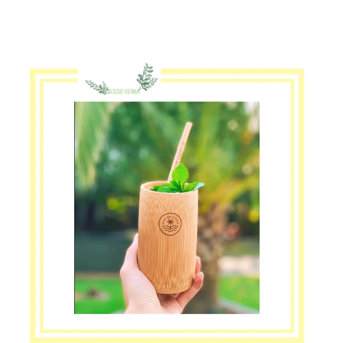 SALE OFF 2024 !!! NEW PRODUCT FOR BAMBOO CUP 100% NATURAL MADE IN VIETNAM FRIENDLY ENVIRONMENTAL