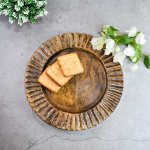 Plato de chocolate decorativo de madera de diseño ventajoso, calidad Superior para eventos de bodas, platos de chocolate de madera India - Product Image 3