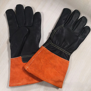 Gants de soudage TIG souples confortables pour un usage quotidien Gants TIG en cuir avec texture lisse et coutures solides Gant résistant à la chaleur - Product Image 3