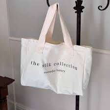 Sac fourre-tout en toile 100% coton de haute qualité sac à provisions à fermeture d'épaule personnalisé imprimé de logo réutilisable et personnalisé - Product Image 5