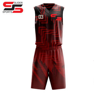 OEM Design 100% Polyester Basketball Uniform for Unisex Plus Size with Custom Heat-Transfer <b>Printed</b> Breathable Design - Product Image 1
