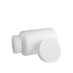 Botella redonda de embalaje de plástico HDPE de alta calidad 250 ml CR Cap Soluciones OEM/ODM para botellas de plástico M0361 - Product Image 2