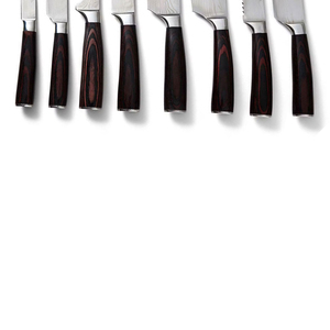 ชุดมีดเชฟสแตนเลสมืออาชีพพรีเมี่ยม, มีดเชฟแฮนด์แฮนด์แฮนด์แฮนด์ปรับได้ทั้งชีวิตแบบใบมีดที่ทันสมัยปรับแต่งได้ - Product Image 6
