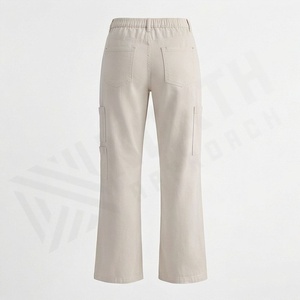 Pantalones Anchos de Mezclilla para Mujer, Estilo Hip Hop Vintage Americano, Bordado con Patrón Geométrico, Color Personalizado, Pantalones Holgados - Product Image 6