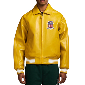 Chaqueta de Cuero Avirex para Hombre, Chaqueta de Piloto de Cuero Genuino, Chaqueta de Aviador, Chaqueta de Invierno Avirex Icon, Proveedor Mayorista - Product Image 3