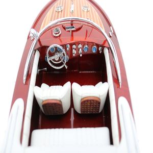 MODÈLE DE BATEAU DE VITESSE RIVA AQUARAM-MODÈLE DE BATEAU ARTISANAL POUR DÉCORATION-MODÈLE DE BATEAU DE VITESSE À VENDRE - Product Image 5
