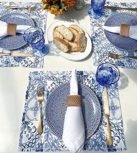 Servilletero de ratán de madera elegante y respetuoso con el medio ambiente, adición encantadora a cualquier cena o evento especial - Product Image 3