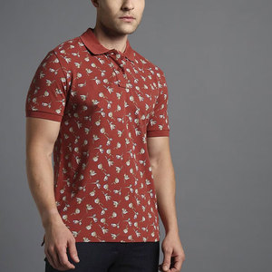 Polos transpirables con estampado OEM para hombre, polos con diseño de tu propio logotipo para hombre, polos de algodón de manga corta para hombre de la mejor calidad - Product Image 6