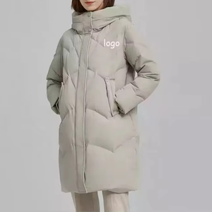 Doudounes longues pour femmes avec matériau chaud à l'intérieur Veste matelassée personnalisée de meilleure qualité pour l'hiver - Product Image 2