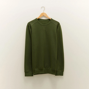 Sweat-shirt respirant à séchage rapide de haute qualité pour hommes nouvelle mode solide pull épais uni imprimé de logo personnalisé XS 3XL hiver - Product Image 6