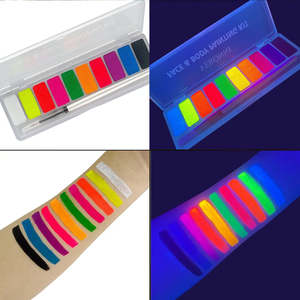 Fournitures de peinture corporelle néon fluorescente Maquillage Peinture - Product Image 1