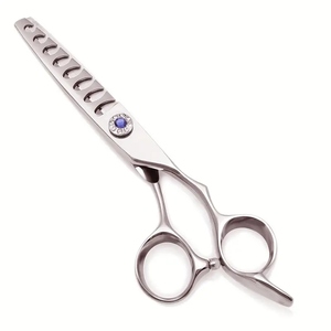 Ciseaux de coupe de cheveux réglables en acier inoxydable de haute qualité, poignée ergonomique, cisailles de salon pour des coupes de cheveux précises et lisses - Product Image 6