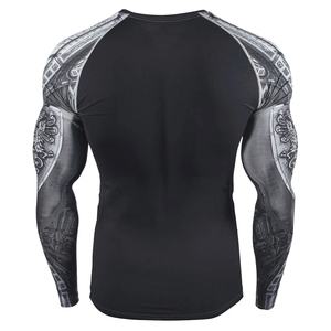 Blank Men Short Sleeve <b>Rash</b> <b>Guard</b> Custom Printed Short Sleeve <b>Rash</b> <b>Guard</b> <b>MMA</b> <b>Rash</b> <b>guard</b> - Product Image 2
